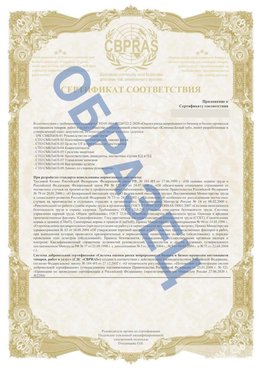 Образец Приложение к СТО 01.064.00220722.2-2020 Калязин Сертификат СТО 01.064.00220722.2-2020 